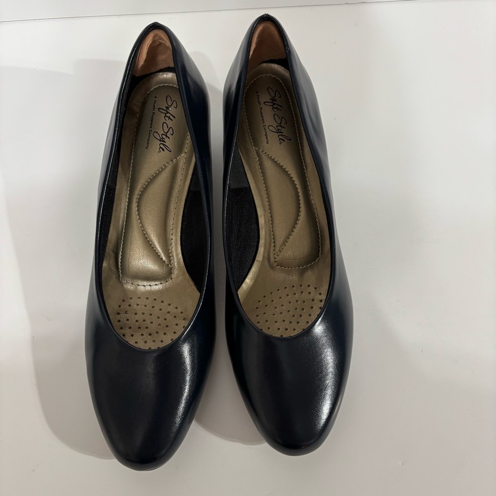Style & Co. Women's Black Round-Toe Low Heel Pumps